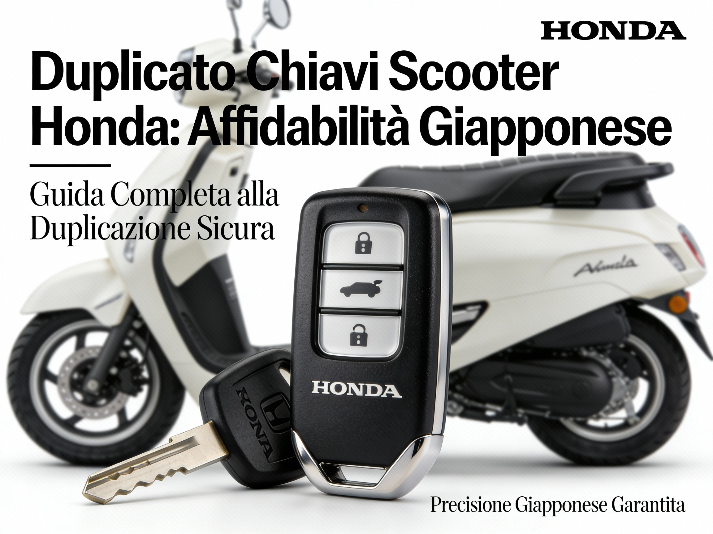 Duplicato Chiavi Scooter Honda: Affidabilità Giapponese