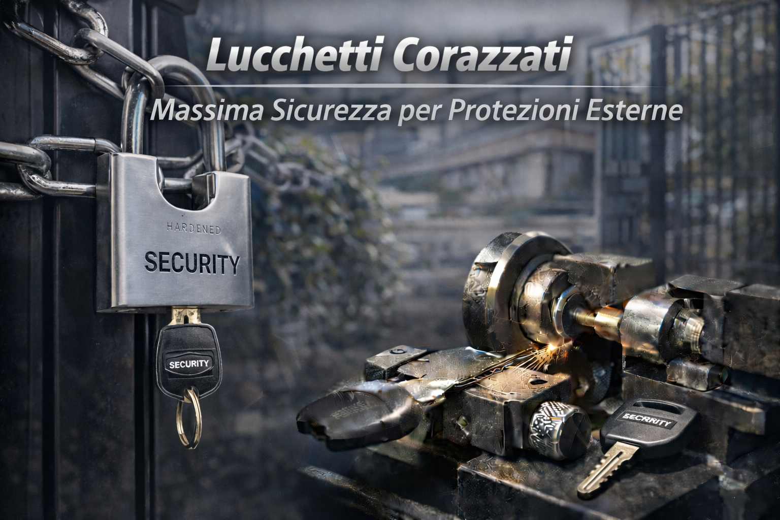Lucchetti Corazzati: Massima Sicurezza per Protezioni Esterne