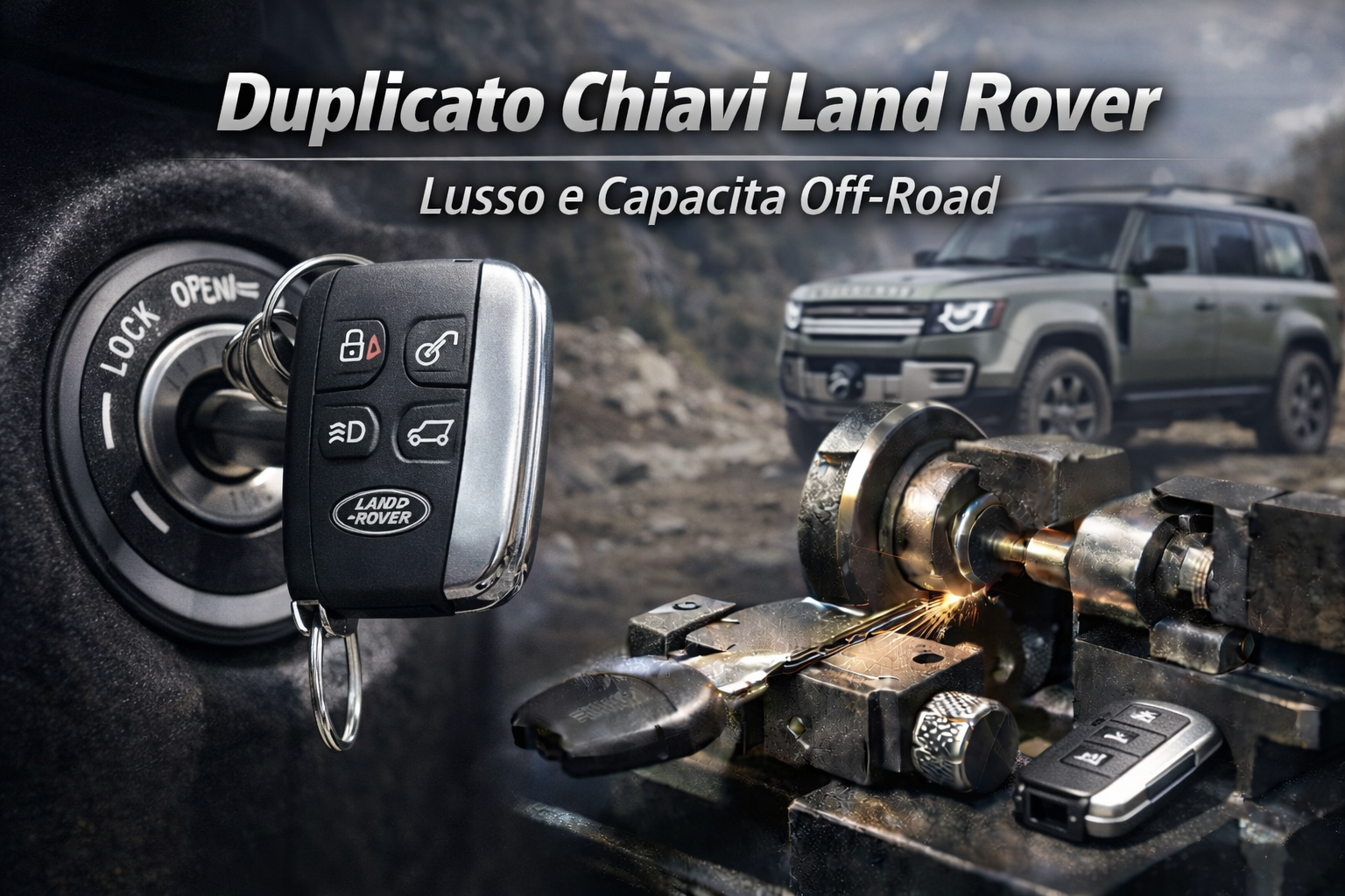 Duplicato Chiavi Land Rover: Lusso e Capacità Off-Road