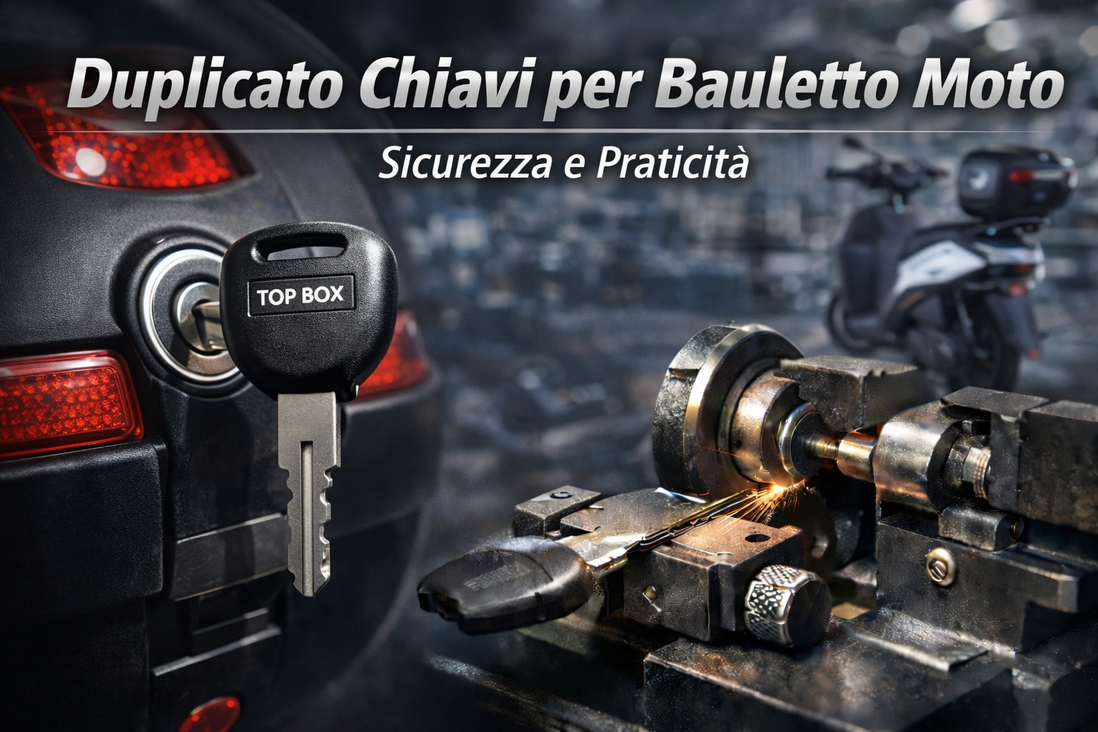 Duplicato Chiavi per Bauletto Moto: Sicurezza e Praticità