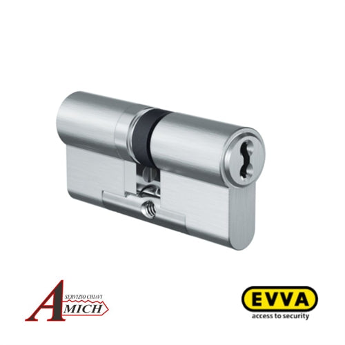Cilindro evva 4ks 31/81 (112) sistema di massima sicurezza a 4 curve tecnologia senza molle, è immune a bumping e picking, fluidità e resistenza estrema all'usura