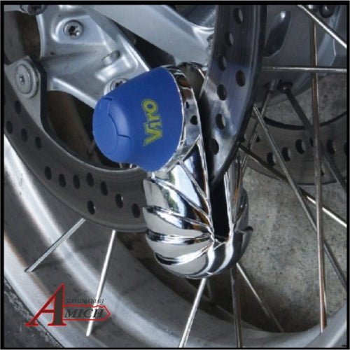 Blocca disco armadillo viro asta lockbolt 3 chiavi di cui una dotata di luce illumina serratura