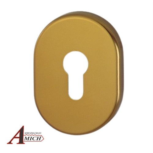 Rosetta foro yale 86x62x8 hoppe in alluminio f4 bronzo 2125801