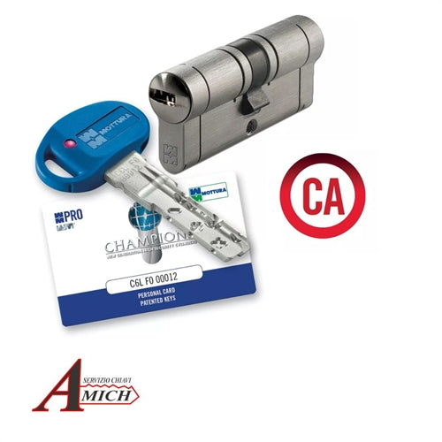 Cilindro cp4 51/71 (122) 4ch (3+1cantiere) champions pro ch/ch (profilo personalizzato amich) frizionato