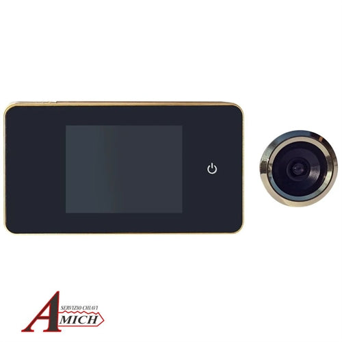 Spioncino digitale 110x59x14mm schermo lcd 2.6 sp. porta 38-110 batterie incluse aaa