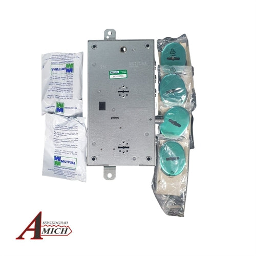 Serr. triplice doppia chiave a doppia mappa dx applicare e.63/28 5 catenacci