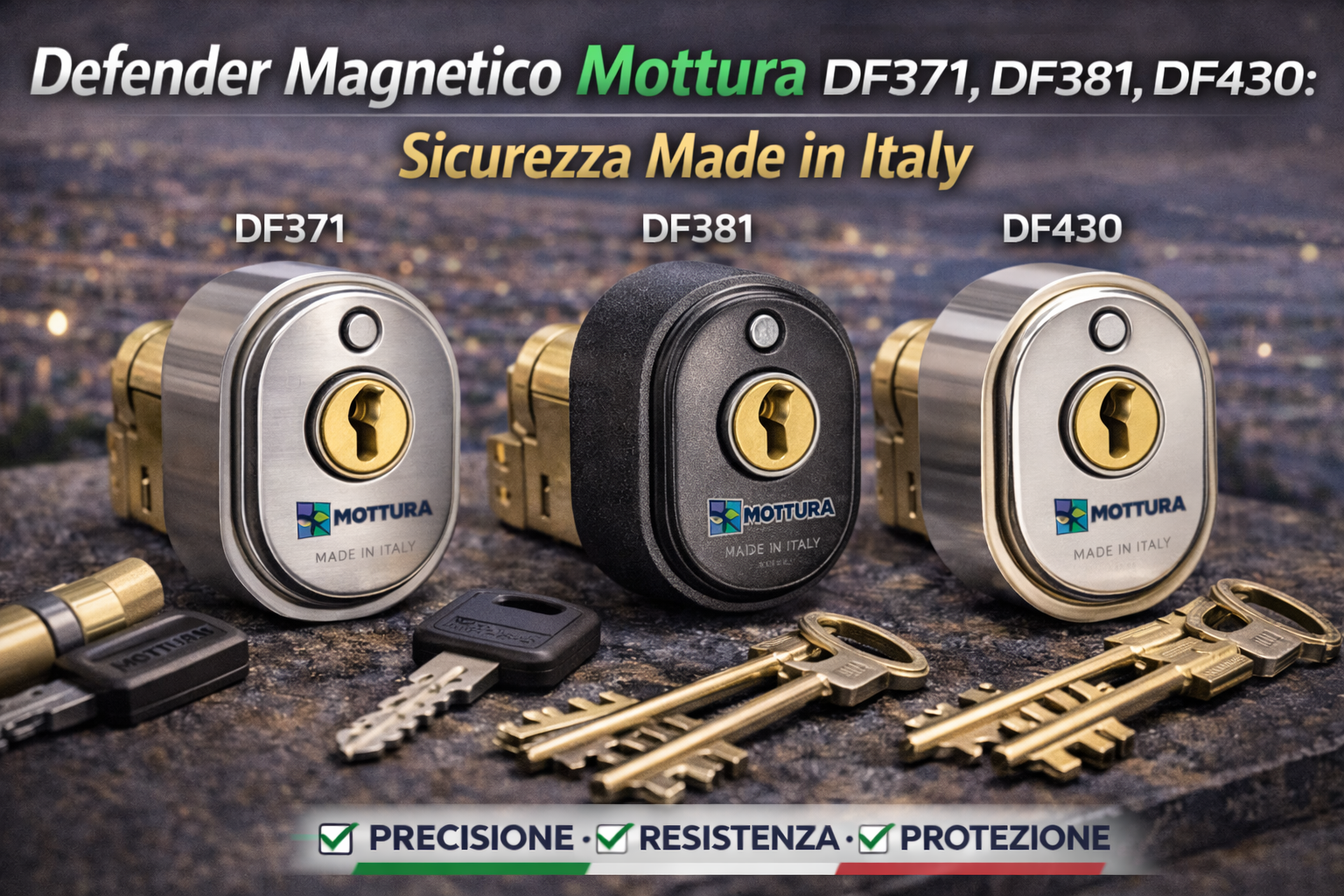 Defender Magnetico Mottura DF371, DF381, DF430: Sicurezza Made in Italy