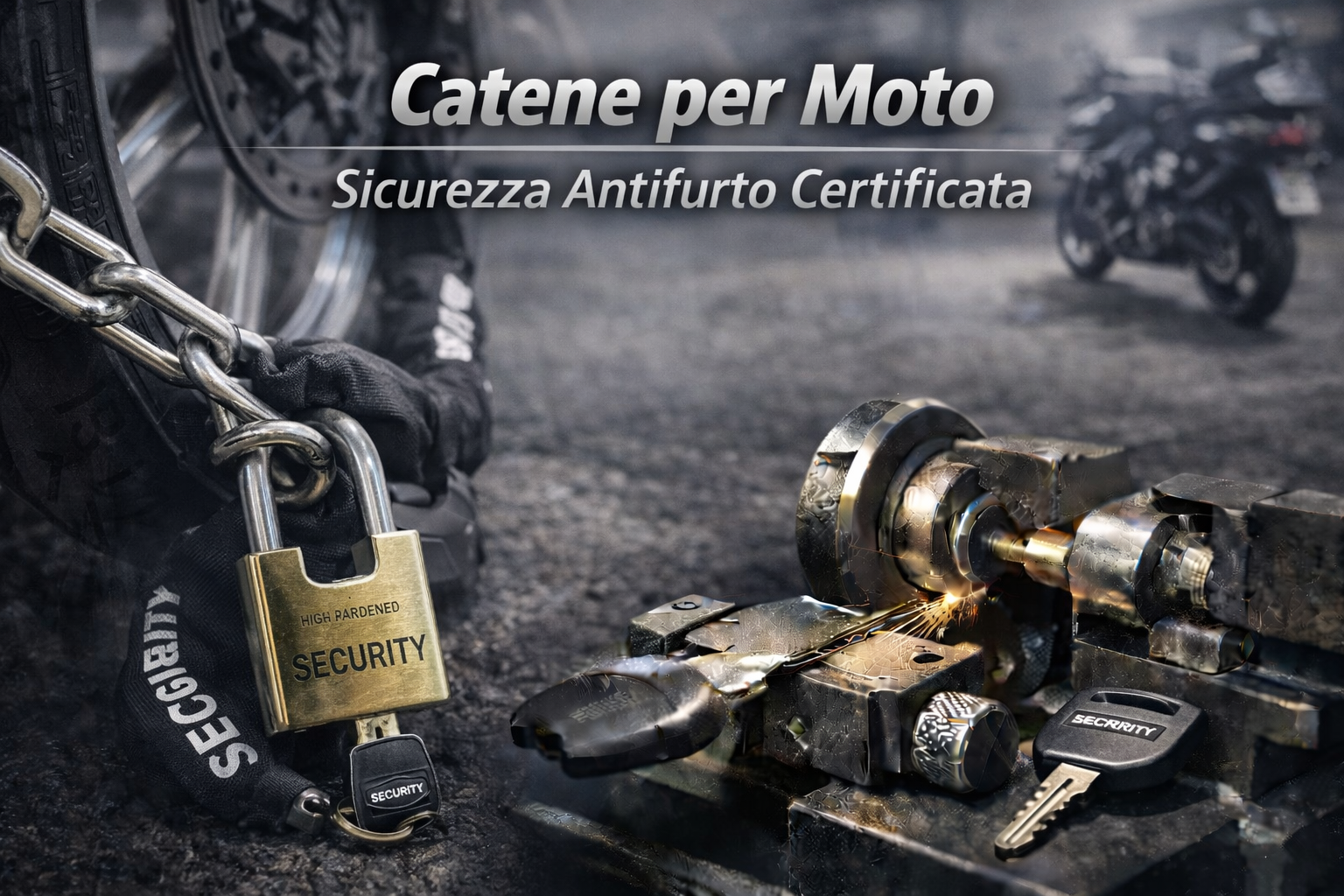 Catene per Moto: Sicurezza Antifurto Certificata