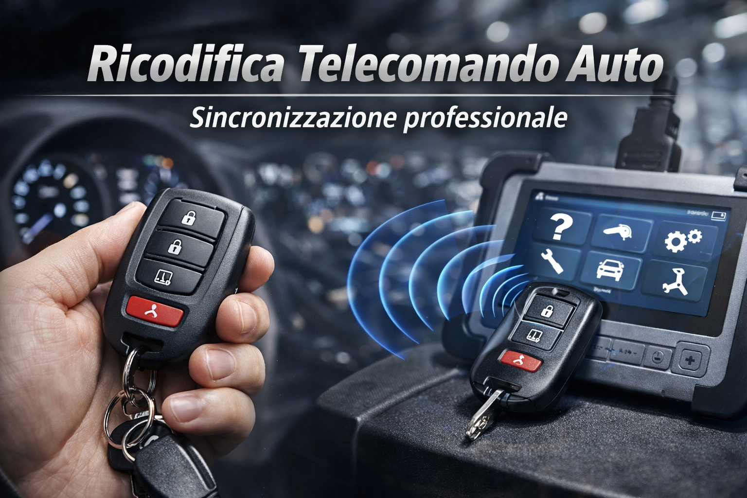 Ricodifica Telecomando Auto: Sincronizzazione Professionale
