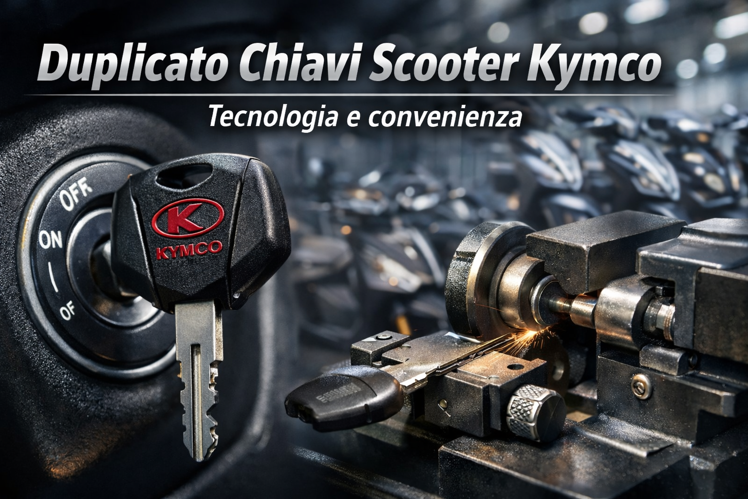 Duplicato Chiavi Scooter Kymco: Tecnologia e Convenienza