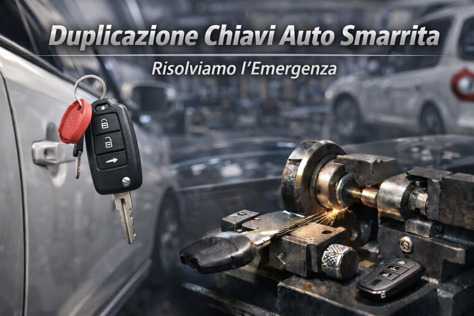 Duplicazione Chiavi Auto Smarrita: Risolviamo l'Emergenza