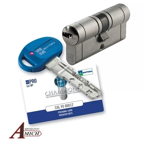 Cilindro cp4 champions pro chiave/chiave 31/61 (92) 3ch (profilo personalizzato amich) frizionato