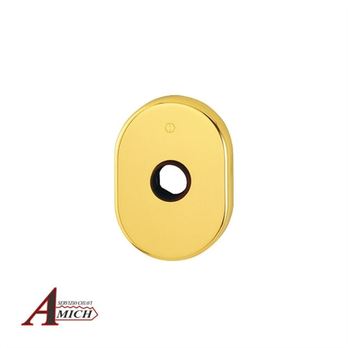 Bocchetta in ottone f71 olv 86x62x8mm hoppe