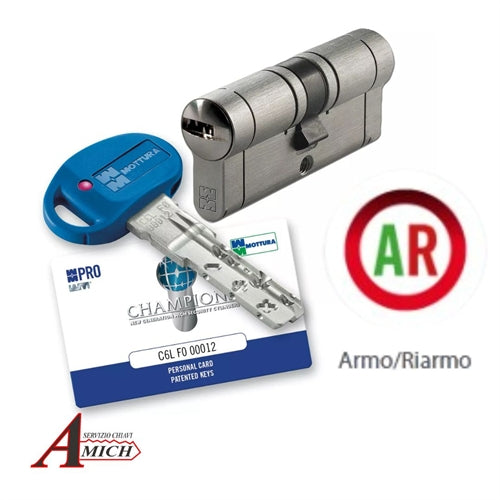 Cilindro cp4 41/91 (132) armo/riarmo champions pro ch/ch 5ch (1att+3padr+1serv) frizionato