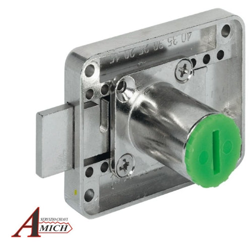 Serr. mobile symo dx/sx e. variab 15-40mm corsa del catenaccio 10 mm, con lung. corpo cil da 22 mm da combi con nucleo cilindro sost e modul. completo di roset e controp. 21919677+23940703