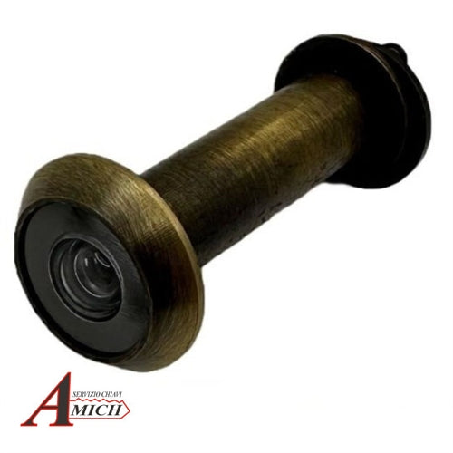 Spioncino in ottone sp. 50-82mm bronzato