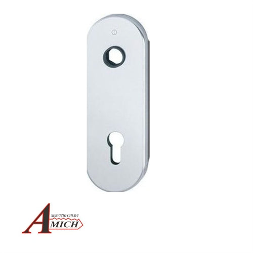 Placca lunga pomo/maniglia hoppe in alluminio f1 alluminio argento 2125632