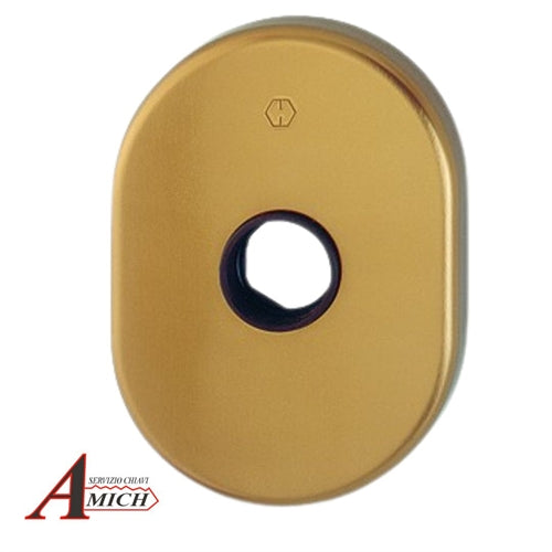 Bocchetta pomo/maniglia hoppe in alluminio f4 bronzo 2225431