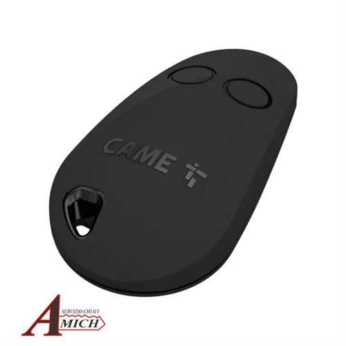 Radiocomando came fixed code 433mhz nero